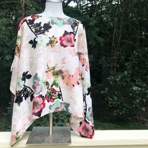 NY&CO White Floral Blouse 🌸